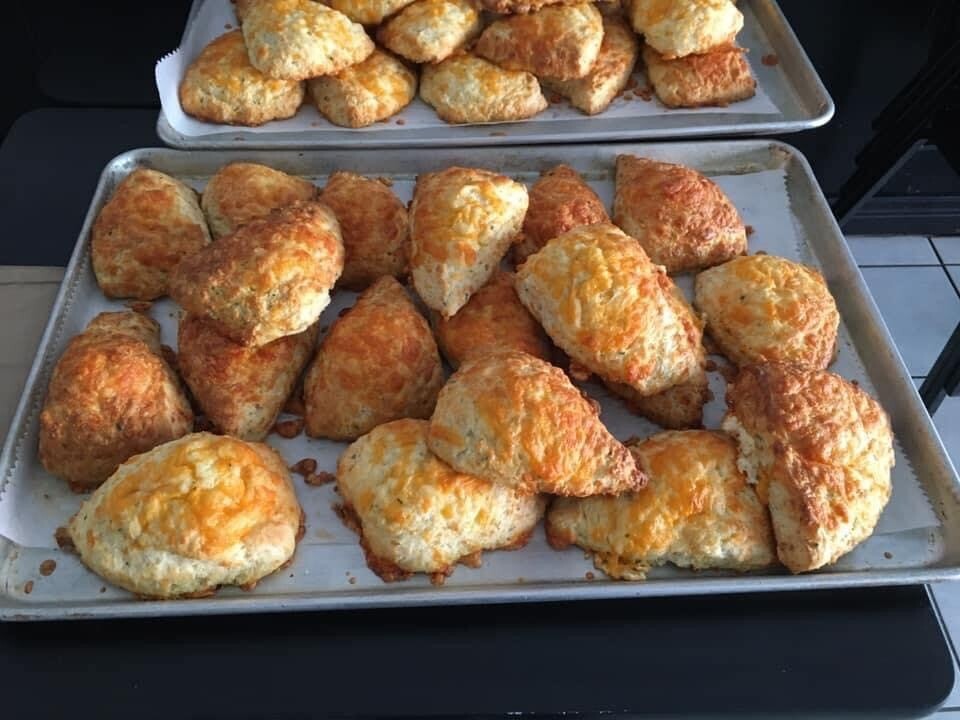 Cheddar & Chive Scones - pkg of 6 - 24 Hours Notice Required