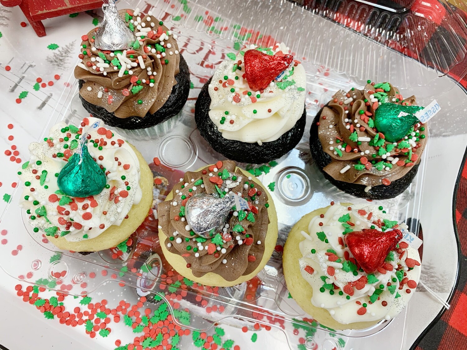 Christmas 6-pack Cupcake