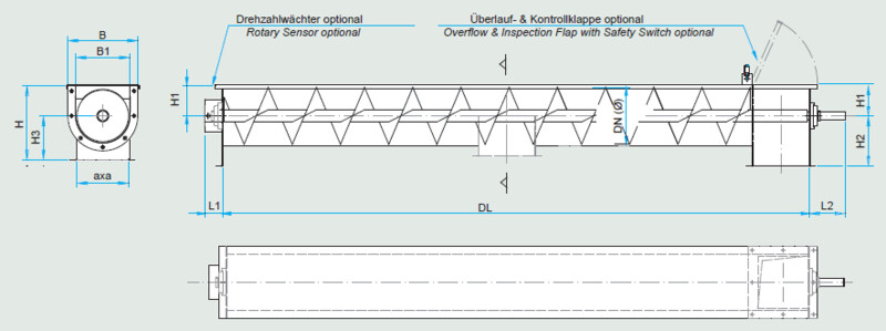 Förderschnecken TVS / RVS