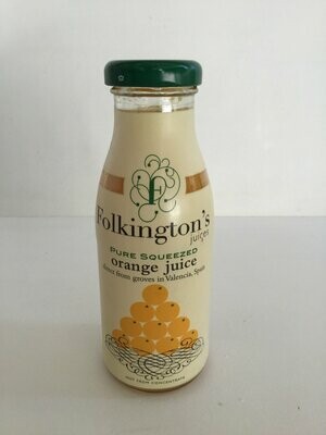 Folkington’s pure squeezed orange juice 250ml