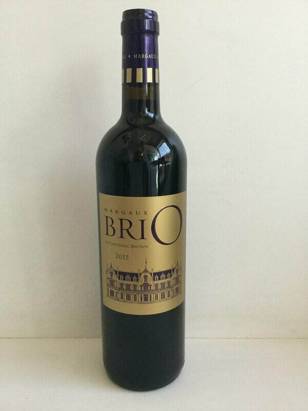 Brio de Cantenac-Brown, Margaux, Bordeaux France 2016, 14% (750ml)