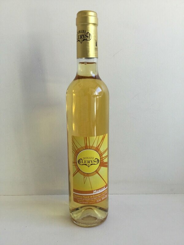 Muscat de Rivesaltes, Lerys, Languedoc 15%, (500ml)