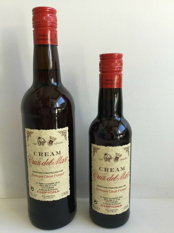 Cruz del Mare, cream 750ml, 17.5% Sherry