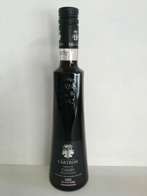 Blackcurrant liqueur Cartron, 15%, Creme de cassis 500ml