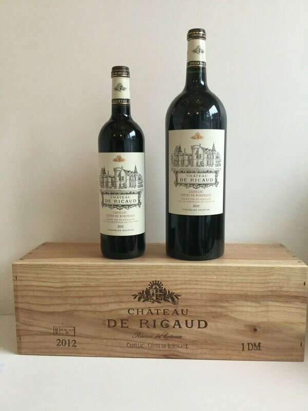 Chateau De Ricaud, Cadillac Bordeaux France 2016, 15% ABV(1.5 litre)