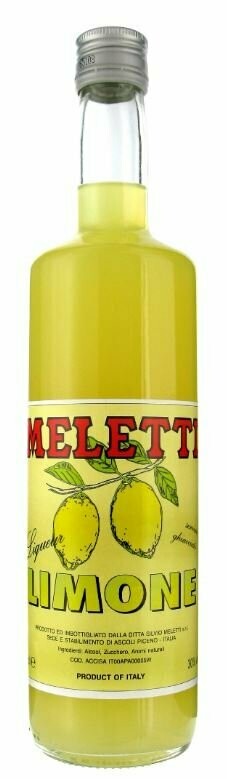 Meletti Limoncello, ABV 30%, 70cl Italy