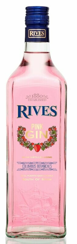 Rives, Pink Gin Premium, ABV  37.5%, 70cl