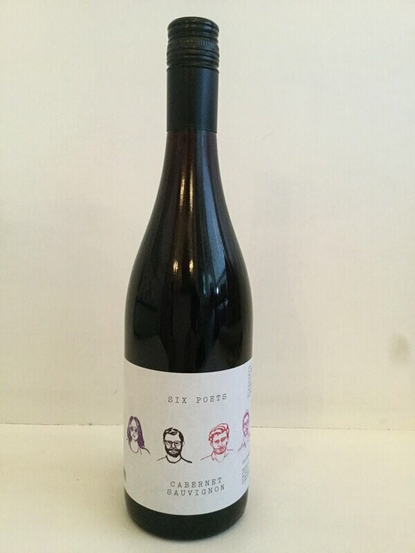 Six Poets, Cabernet Sauvignon , California, 13.5% (750ml)