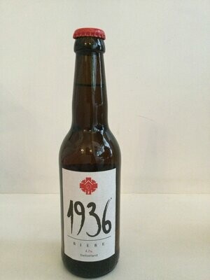 Biere 1936, 4.7% ABV lager, Switzerland (330ml)