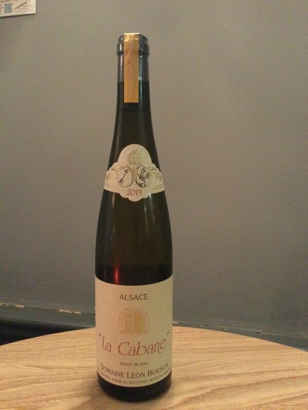 Pinot blanc La Cabane, domaine Leon Boesch, Alsace France, 2019, 12%ABV