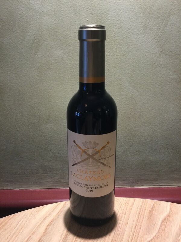 Chateau la Claymore, Lussac St Emilion, Bordeaux , France 2019, 375ml, ABV 14%