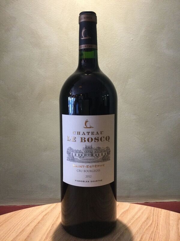 Chateau le Boscq, St Estephe Cru Bourgeois, Bordeaux France 2015, red wine 13% ABV, 1500ml