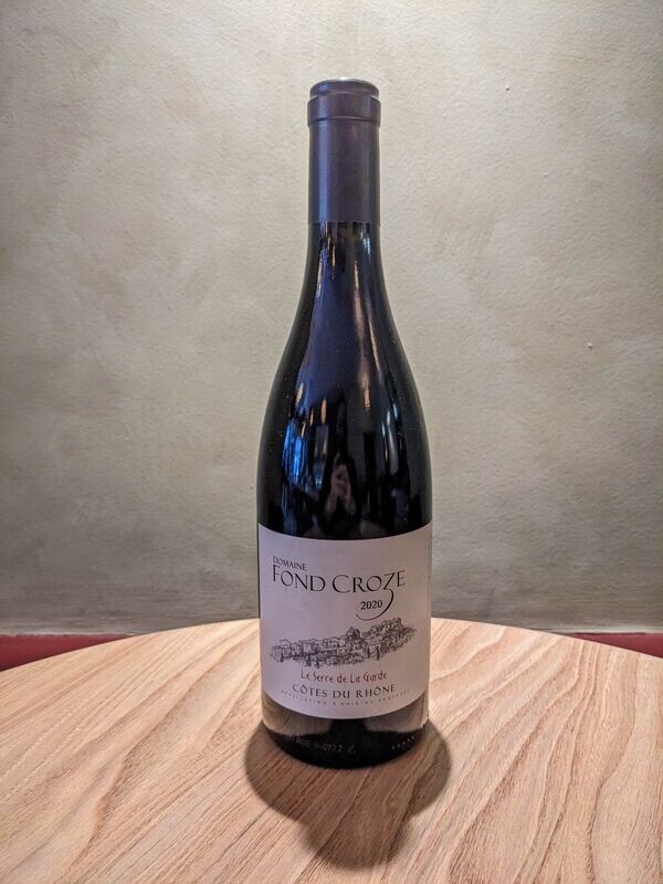 Fond Crozes, Cotes du Rhone, France, 2022, 14.5% ABV, 750 ml