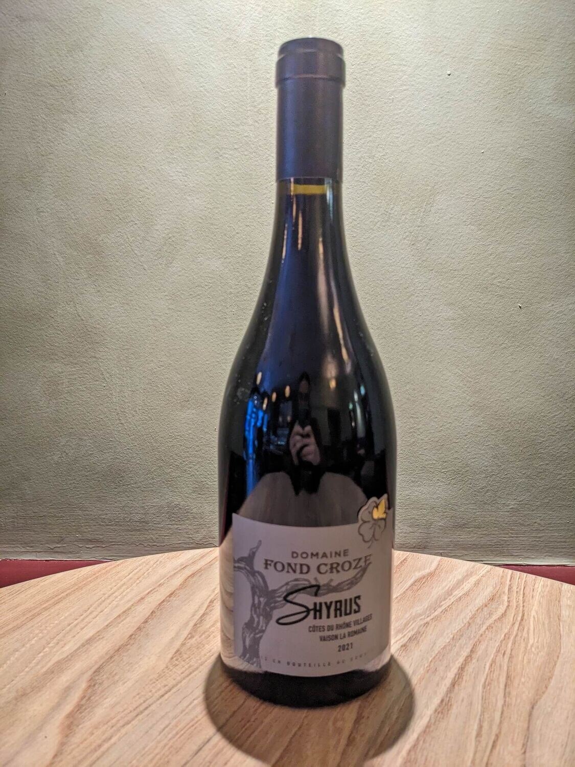 Cotes du Rhone, Fond Crozes, Shyrus, 14.5% ABV (750 ml) 2021