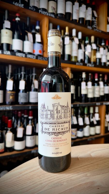 Chateau De Ricaud, Cadillac Bordeaux France 2019 15% (750ml)