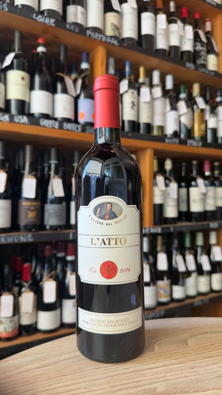 L'Atto Aglianico, Cantine del Notaio 2022,  Italy 13.5% (750ml)