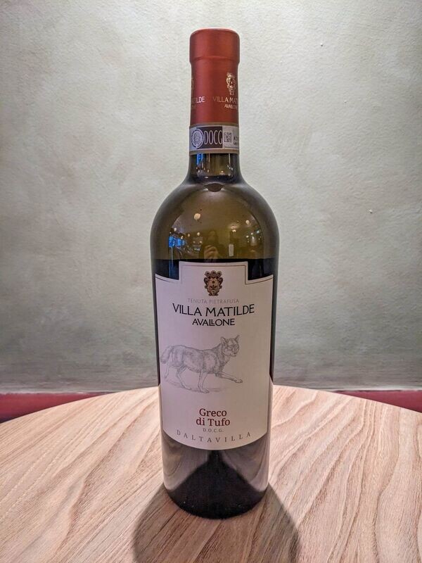 Greco di Tufo, Tenuta Altavilla, Villa Matilde, Campania 2024, 13% ABV, 750ml