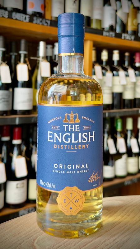 The English Original Whisky 43% 70cl, single Malt, Norfolk England