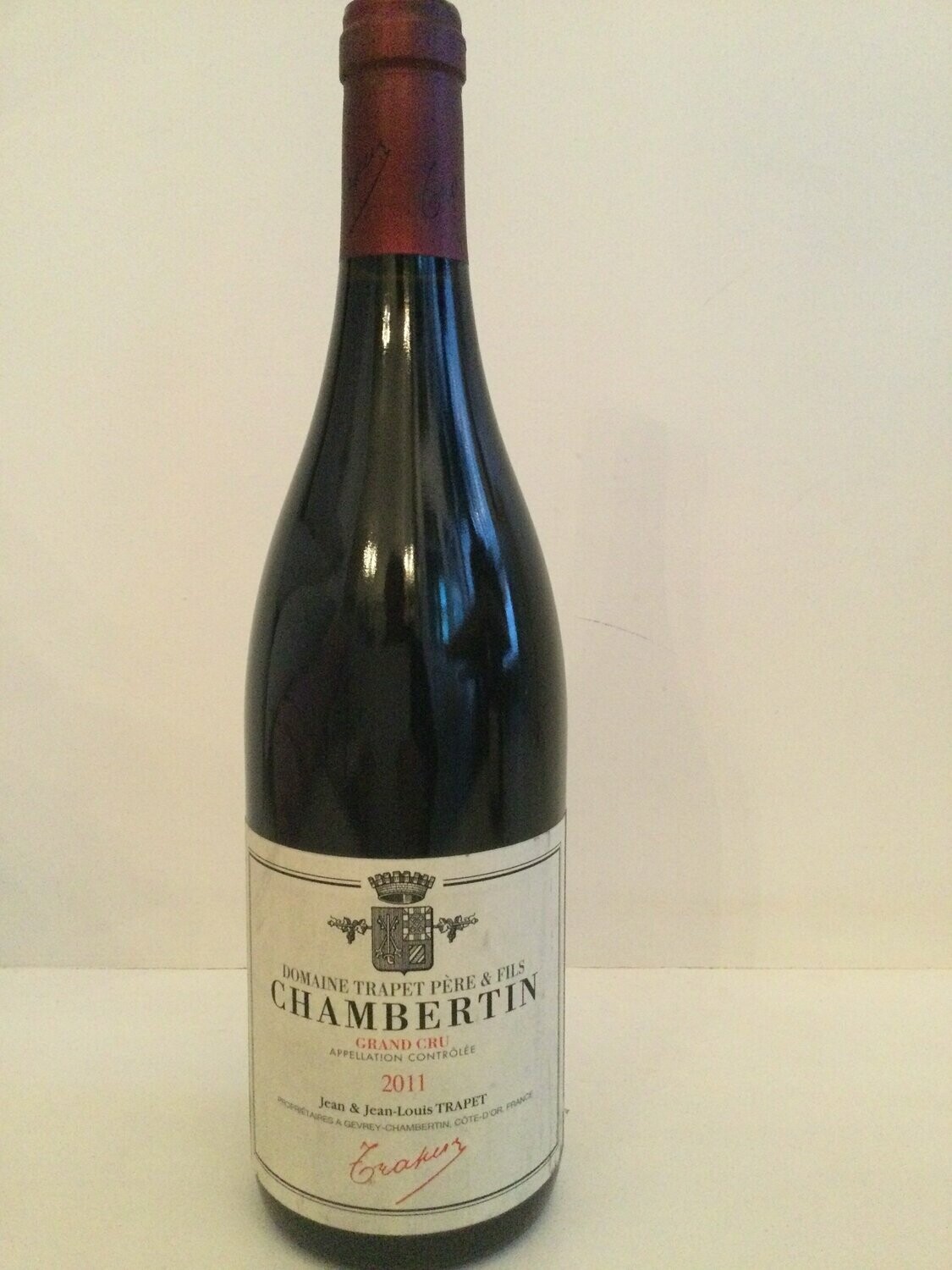 Chambertin Grand Cru 2011, Trapet, Burgundy Red, France (750ml) Chambertin Grand Cru 2011, Trapet, Burgundy Red, France (750ml)