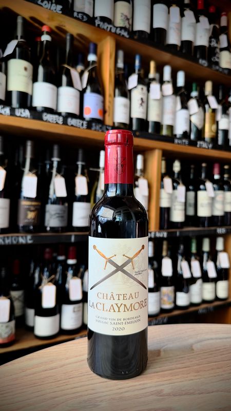 Chateau la Claymore, Lussac St Emilion, Bordeaux , France 2020, 375ml, ABV 14% Chateau la Claymore, Lussac St Emilion, Bordeaux , France 2020, 375ml, ABV 14%