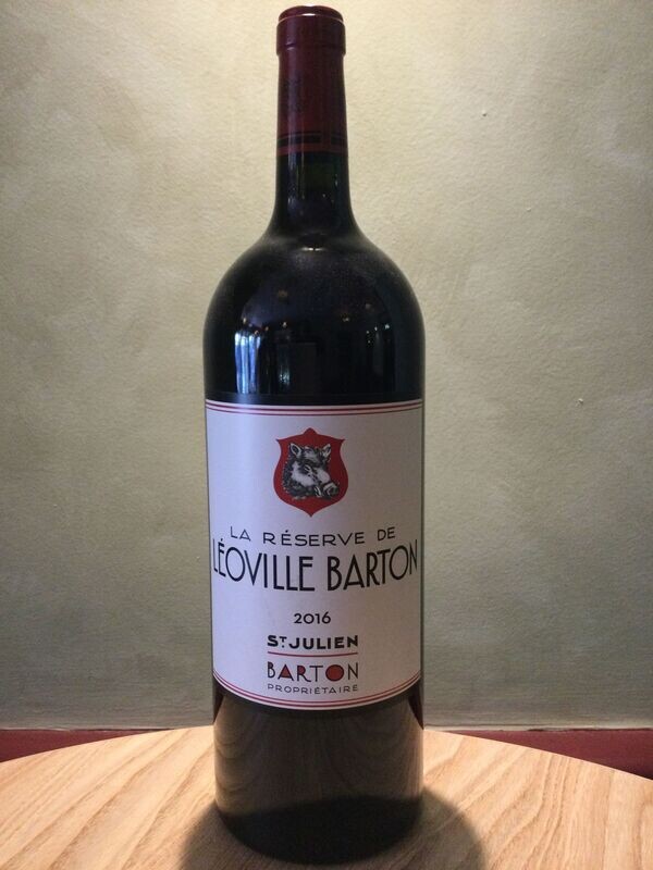 Chateau Reserve de Leoville Barton, St Julien Bordeaux, 2016 France , 13%ABV, 1500ml Chateau Reserve de Leoville Barton, St Julien Bordeaux, 2016 France , 13%ABV, 1500ml