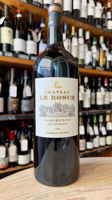 Chateau le Boscq, St Estephe Cru Bourgeois, Bordeaux France 2016, 13% ABV, (1500ml) Chateau le Boscq, St Estephe Cru Bourgeois, Bordeaux France 2016, 13% ABV, (1500ml)