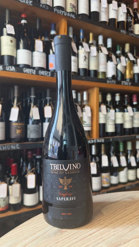 Tbilvino Saperavi, Georgia, 13% ABV, 750 ml, 2023