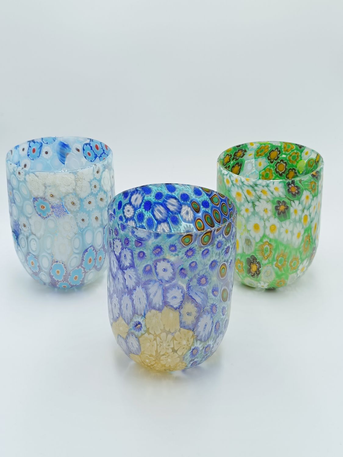 MILLEFIORI DRINKING GLASSES