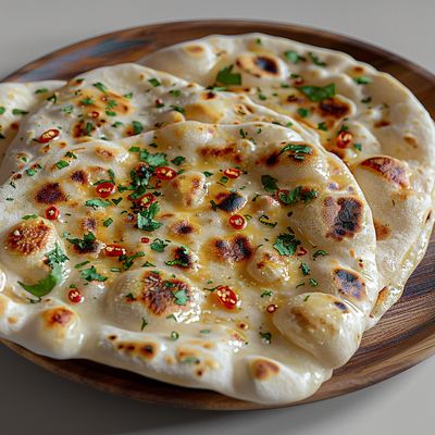 Cheese and chilli naan