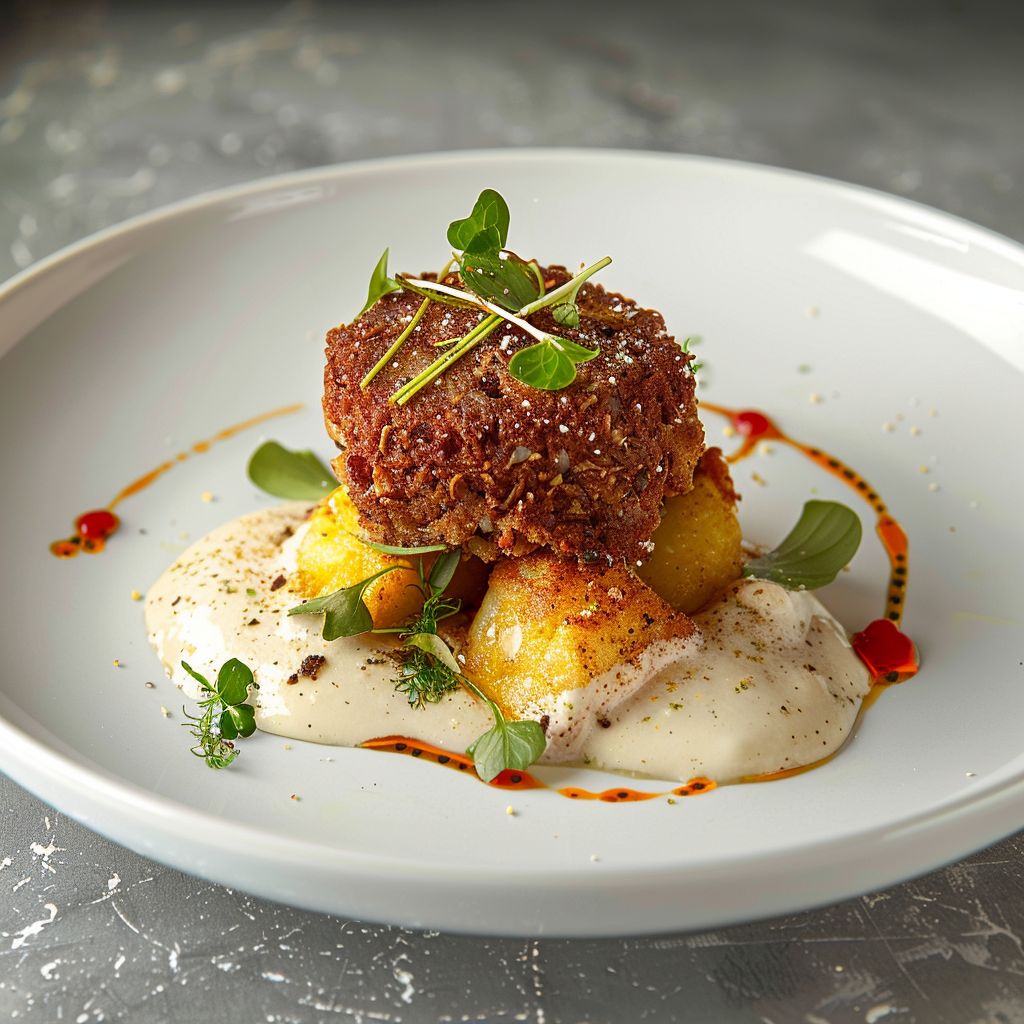 Fish cake (formerly Crab and cod cake)