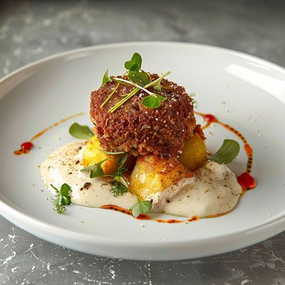 Fish cake (formerly Crab and cod cake)