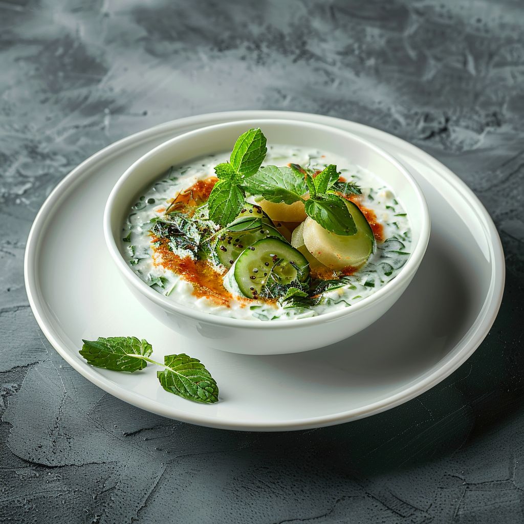 Cumin and cucumber raita