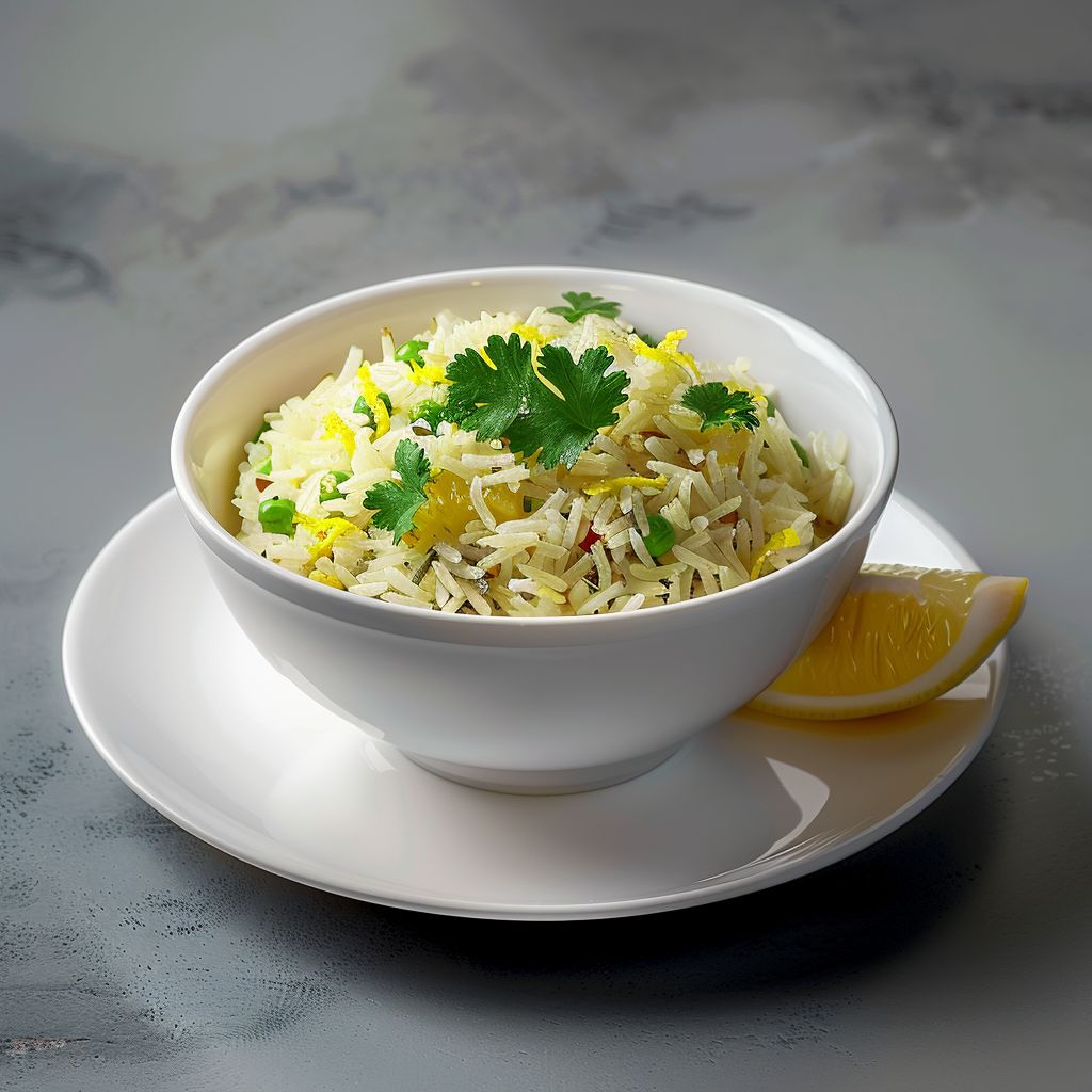 Home style lemon rice