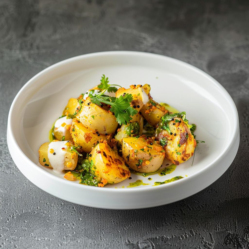Mumbai style baby potatoes