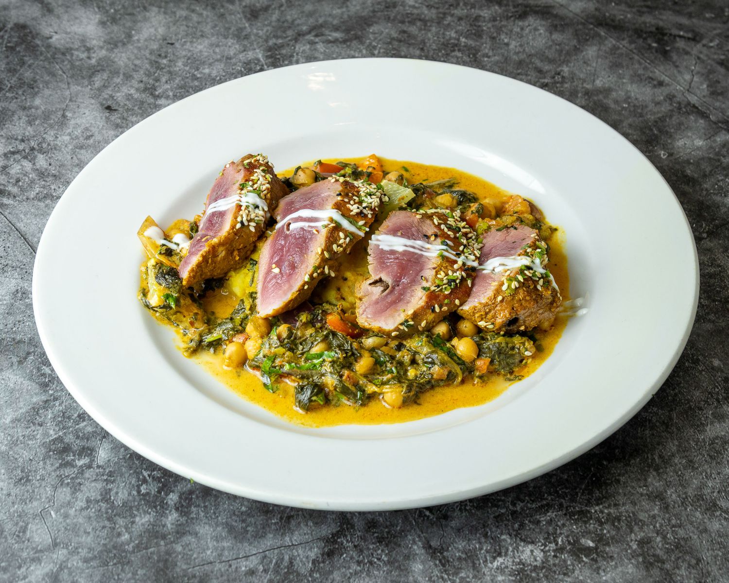 Pan seared duck breast