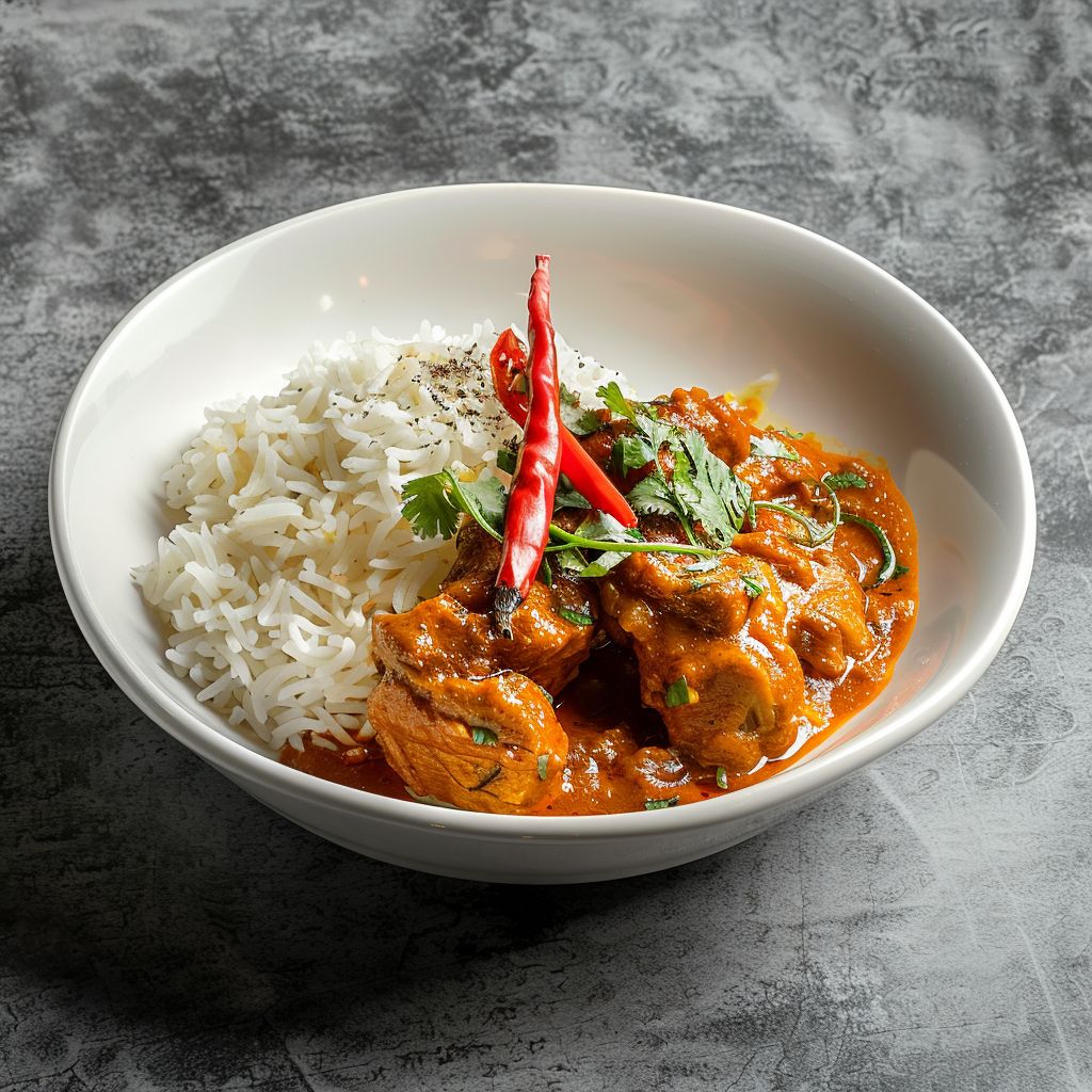 Rajasthani style lamb leg curry