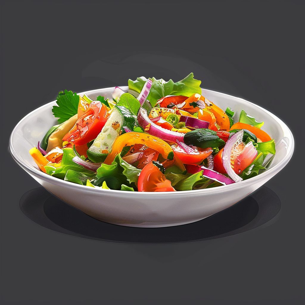 Seasonal garden-fresh salad