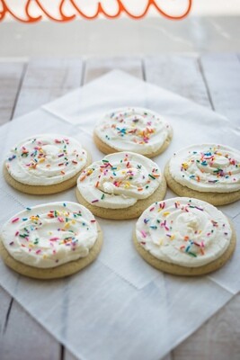 Buttercream Sugar Cookies by the half dozen