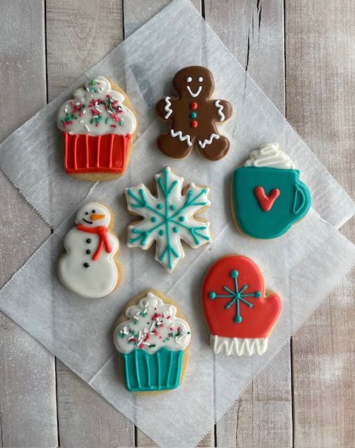 Decorated Sugar Cookies-half dozen