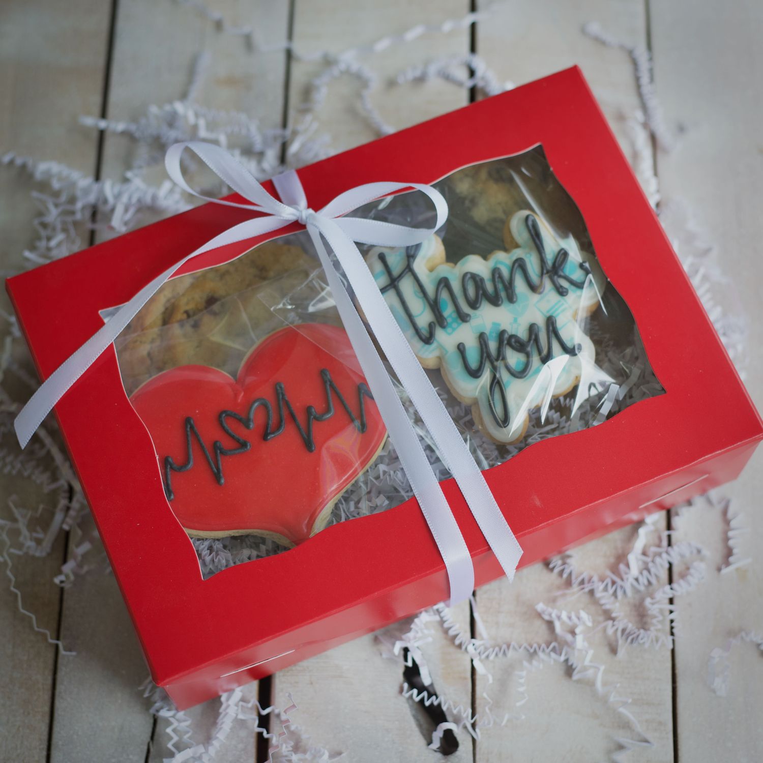 Nurse Appreciation Cookie Sampler Box (Half Dozen)