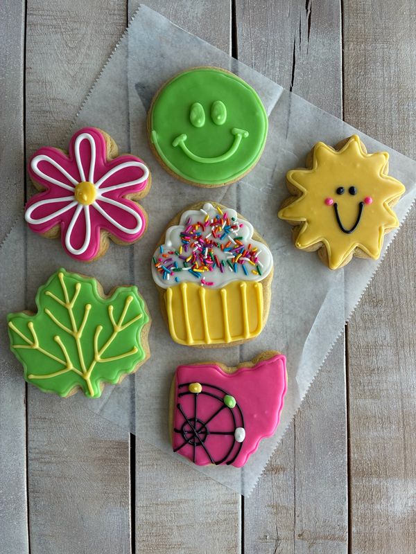 Decorated sugar cookies-by the half dozen