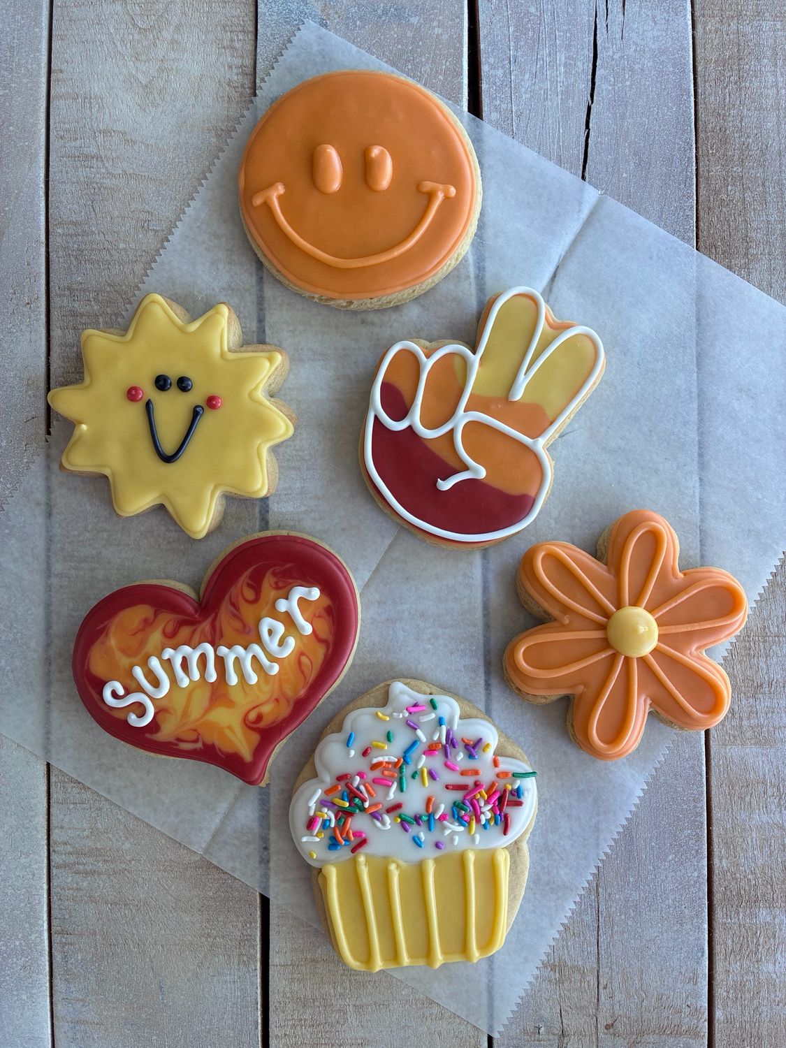 Decorated sugar cookies-by the half dozen