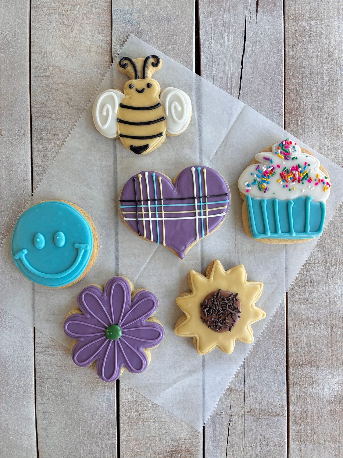 Decorated sugar cookies-by the half dozen
