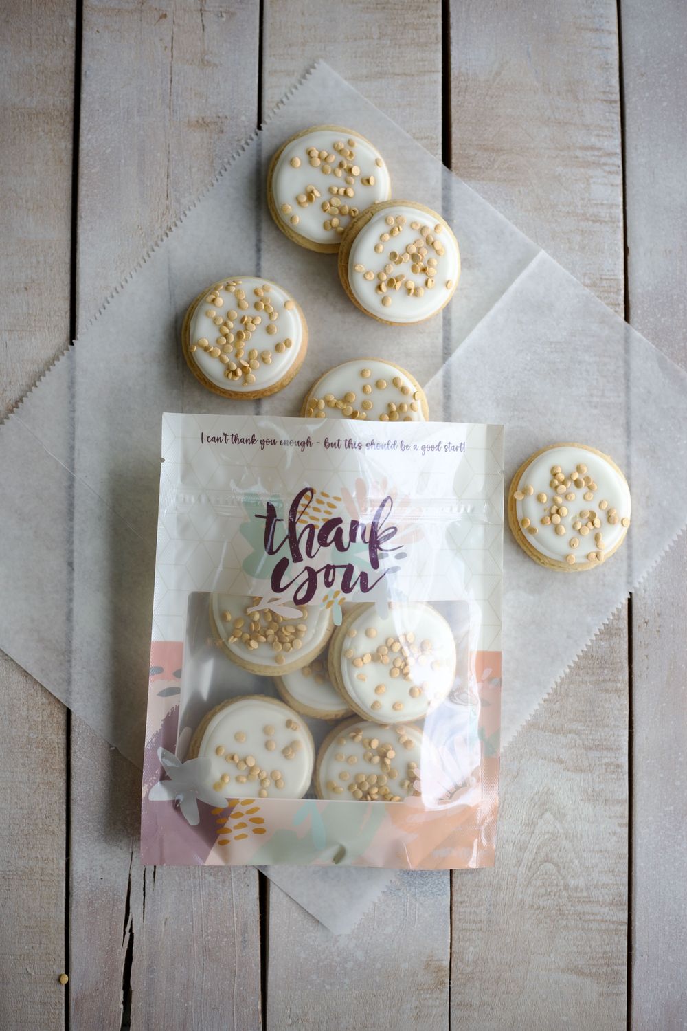 Thank You Cookie Pouch (Floral)