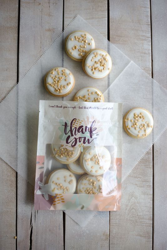 Thank You Cookie Pouch (Floral)