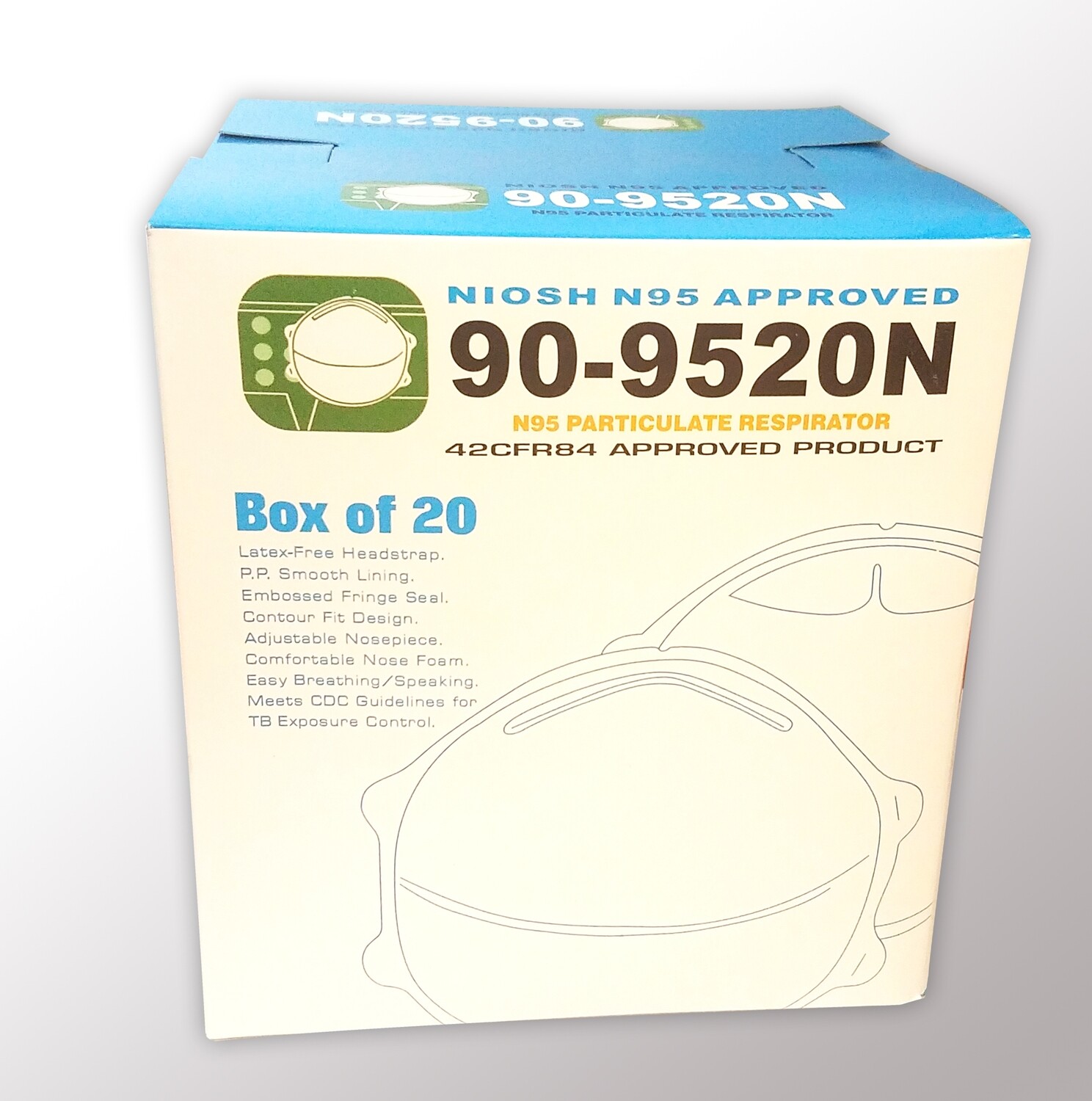 N95 Face Mask
20 PIECE BOX