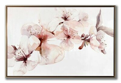 Watercolor Blossoms-Toile