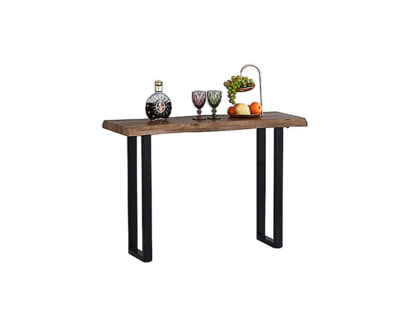 Table console bois et métal 2691