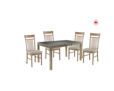 Arboit Poitras- Table & 4 chaises