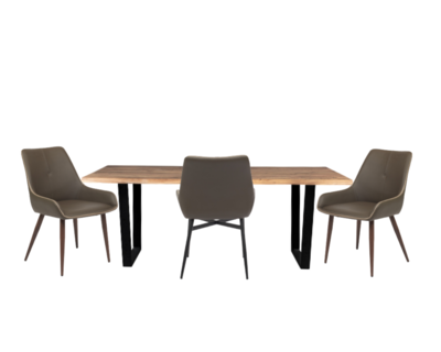 Table & 4 chaises